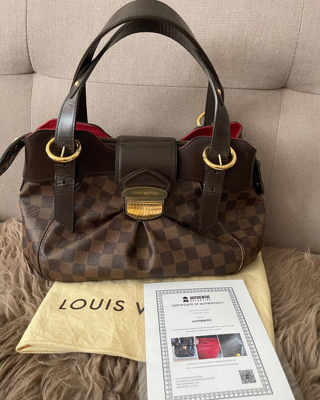 Preloved Authentic Louis Vuitton Sistina PM Damier Ebene