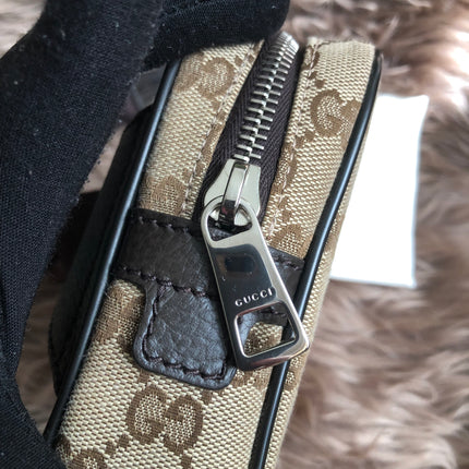 Preloved Gucci Waist Belt Bag GG Canvas