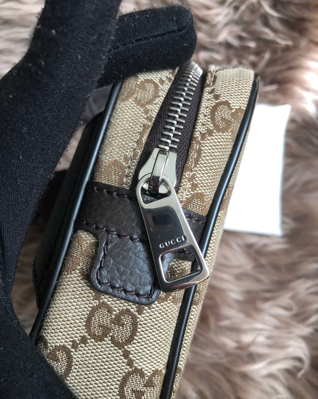 Preloved Gucci Waist Belt Bag GG Canvas