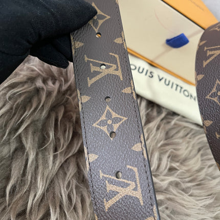 Brandnew LV Initials 40MM Reversible Belt SZ 95/38