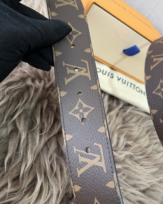 Brandnew LV Initials 40MM Reversible Belt SZ 95/38
