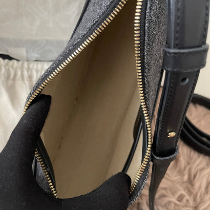 Preloved Authentic Polène Numéro Dix Grained Black Edition Calfskin
