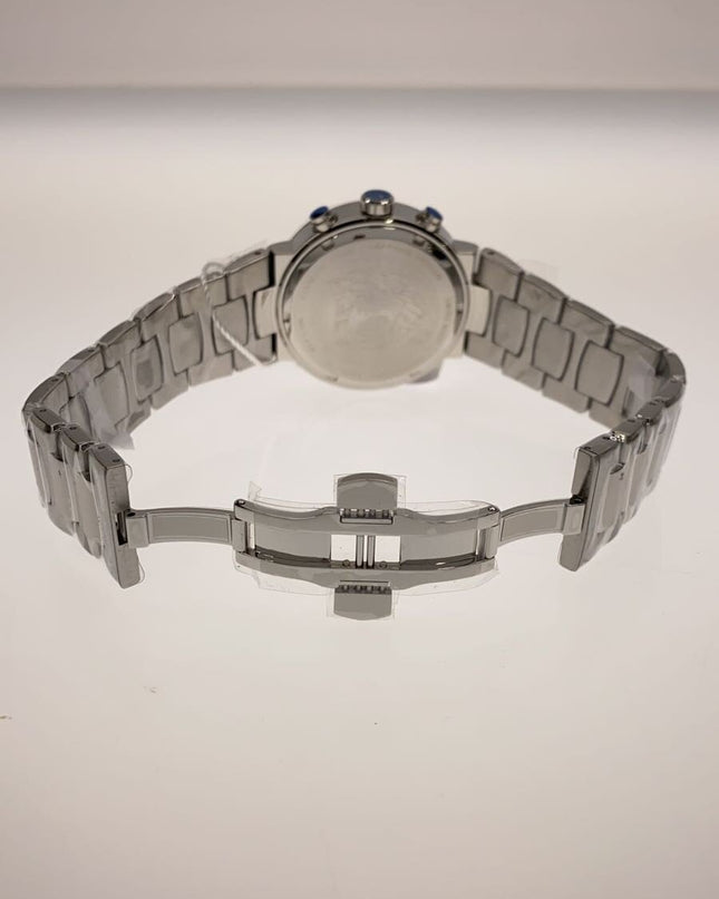 Preloved Authentic VERSACE Quartz watch/analog/stainless steel/BLUE/SLV/VEPY00420//