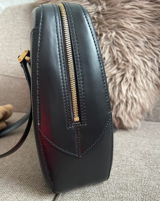 Preloved Authentic Louis Vuitton Epi Leather Sablon Shoulder Bag – Black