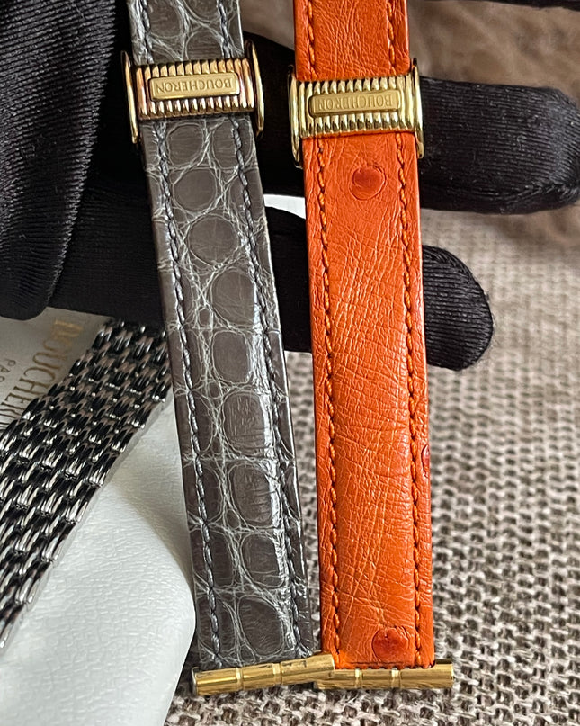 Preloved Authentic Boucheron Reflet Steel Watch with Interchangeable Straps
