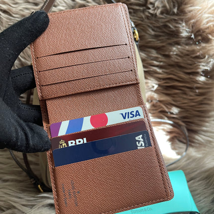 Preloved Louis Vuitton Monogram Porte Billets Credit Wallet