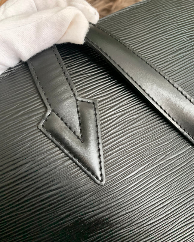 Louis Vuitton Black Epi Leather Saint Jacques PM Tote