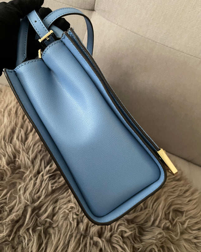 Preloved Authentic Michael Kors Kinsley Accordion Satchel