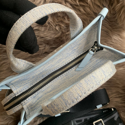 MARC JACOBS 
Canvas Small Summer Tote Bag Blue