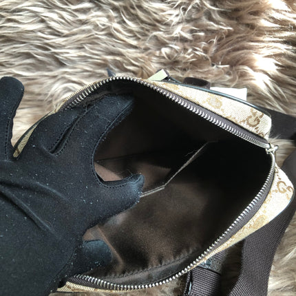 Preloved Gucci Waist Belt Bag GG Canvas