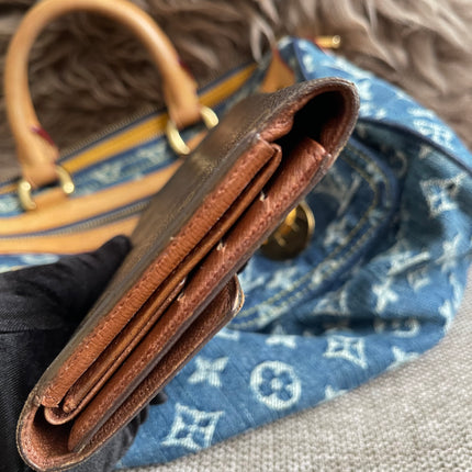 Preloved Authentic Louis Vuitton Neo Speedy Monogram Denim Handbag
