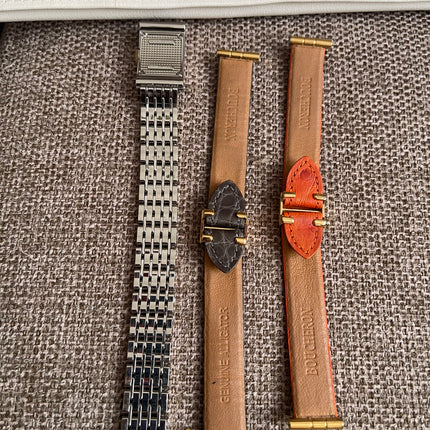 Preloved Authentic Boucheron Reflet Steel Watch with Interchangeable Straps