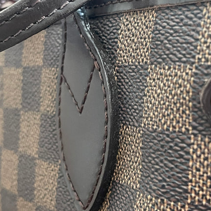 Preloved Authentic Louis Vuitton Neverfull PM — Damier Ebène Canvas