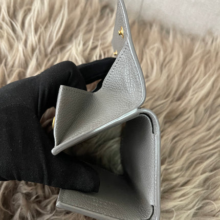 Preloved Authentic Yves Saint Laurent Trifold Compact Wallet