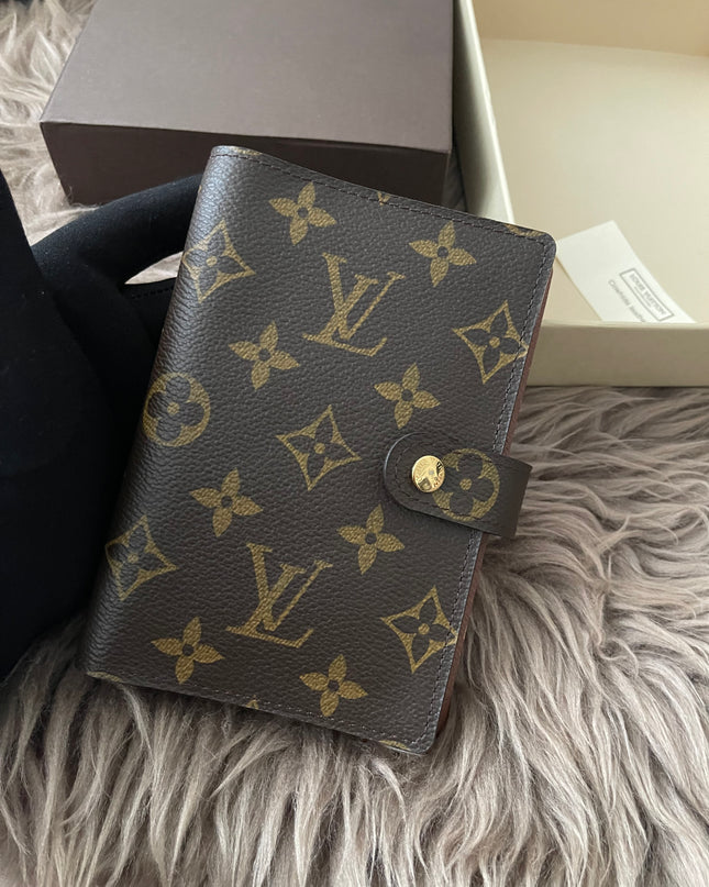 Preloved Authentic Louis Vuitton Agenda PM notebook cover monogram