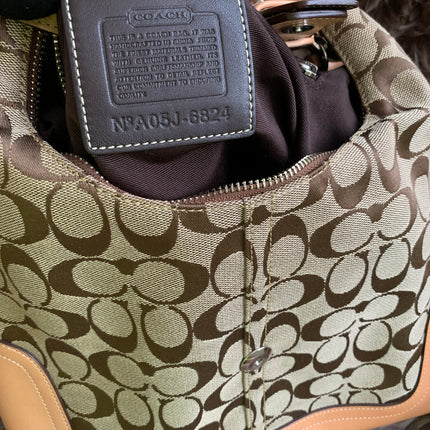 COACH◆Handbag/leather/allover pattern/6824