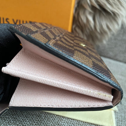 Preloved Authentic Louis Vuitton Sarah Wallet in Damier Ebene