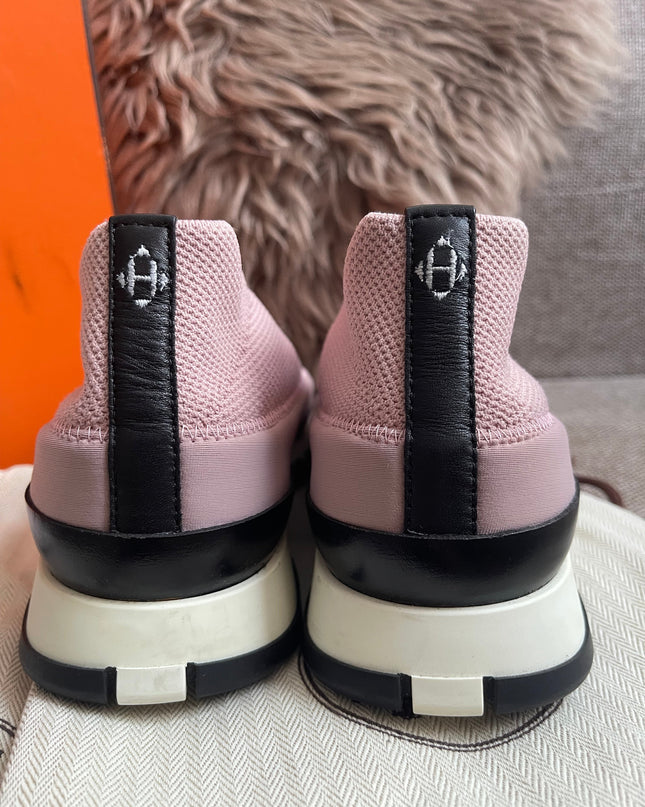Preloved Authentic Hermes Brides de Gala Sneaker Rose Pink EU 37.5