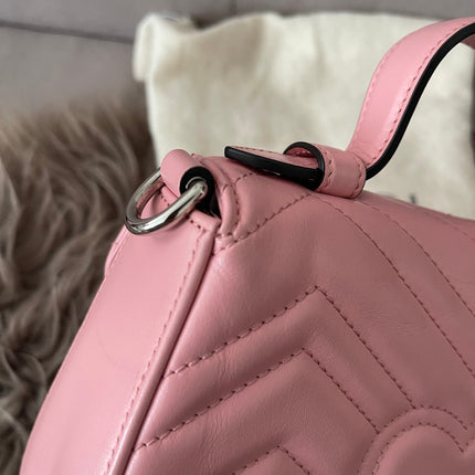 Preloved Authentic GUCCI GG Marmont mini top handle bag