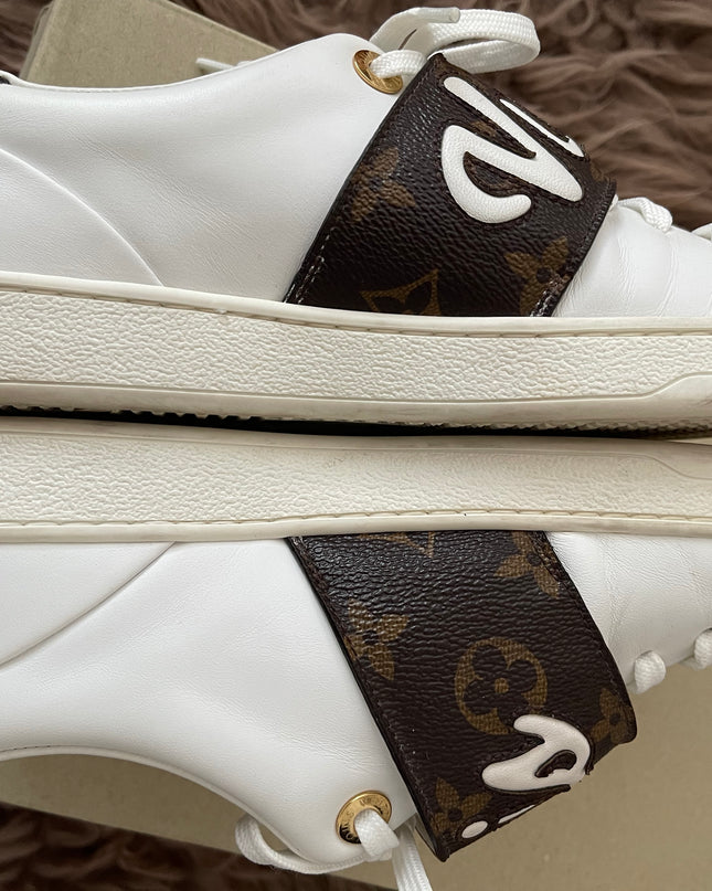 Preloved Authentic Louis Vuitton Frontrow sneakers sz35