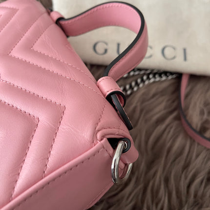Preloved Authentic GUCCI GG Marmont mini top handle bag