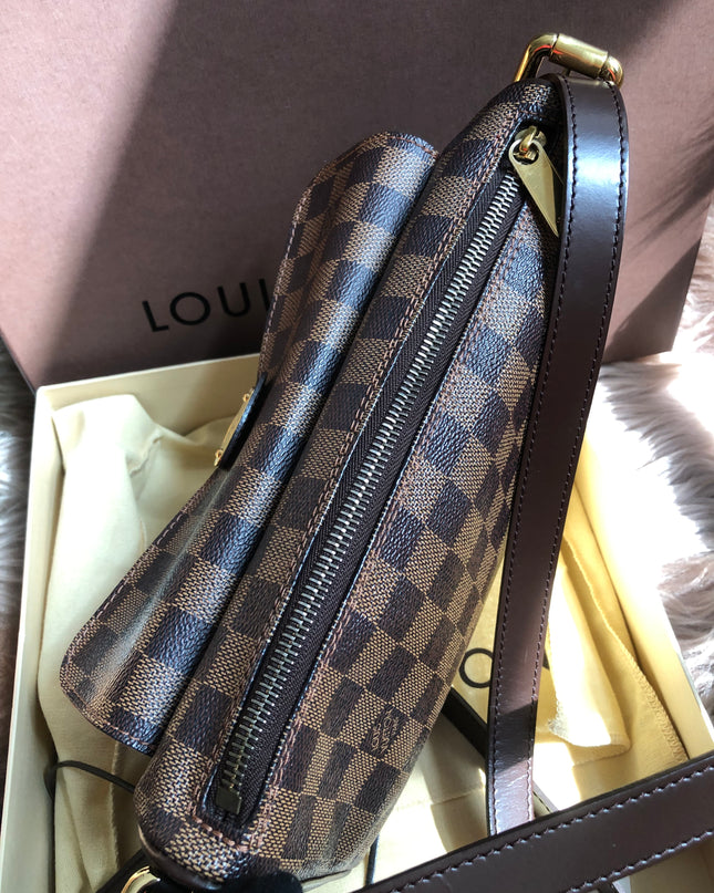 Preloved Louis Vuitton Brown Damier Ebene  Ravello GM