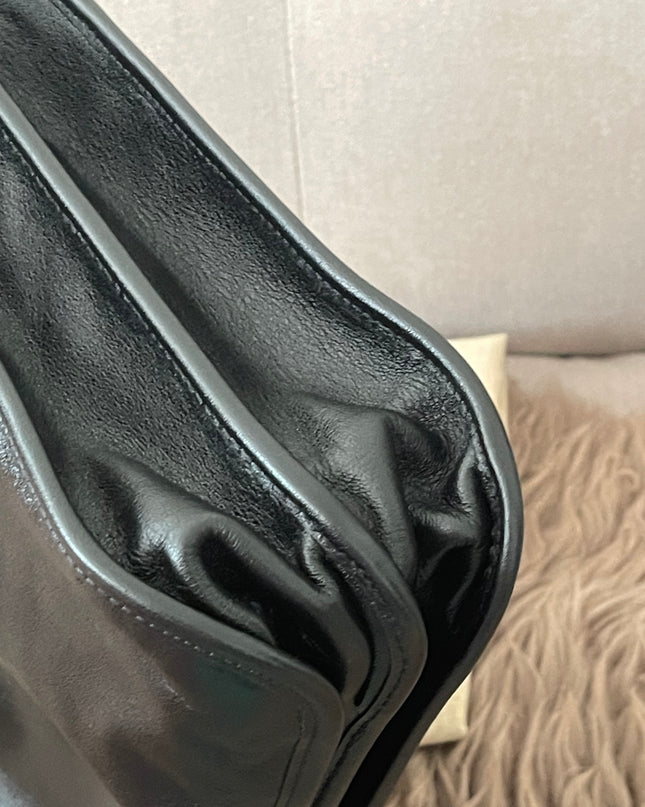 Preloved Authentic Rank A Gucci Horsebit 1955 tote bag in black leather
