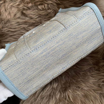 MARC JACOBS 
Canvas Small Summer Tote Bag Blue