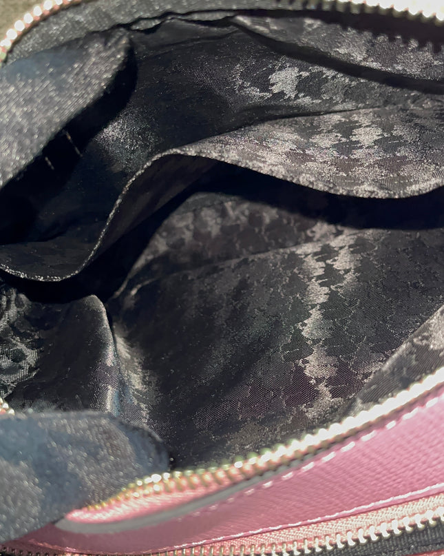 Peloved Authentic Karl Lagerfeld Paris Camera Bag – Pink Pebbled Leather, Logo Strap (Brand New)