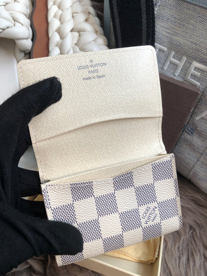 Louis Vuitton Pre-Owned Damier Azur Card Holder