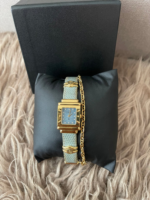 Preloved Authentic Charriol St-Tropez Green Shell Dial