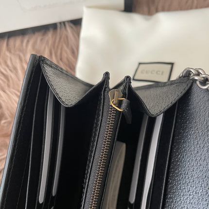 Preloved Authentic Gucci Dionysus Web Chain Wallet Leather Small crossbody bag