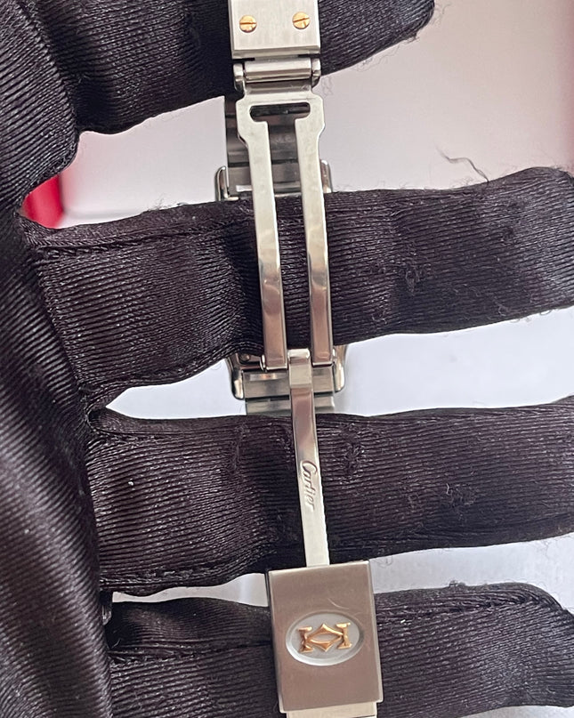 Preloved Authentic Cartier Santos Octagon — Two-Tone Steel & 18k Gold