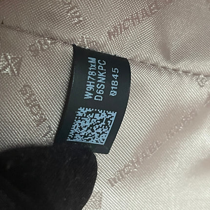 Preloved Authentic Michael Kors Jet Set MD Zip Tote Crossbody in Blush Pink MK Signature