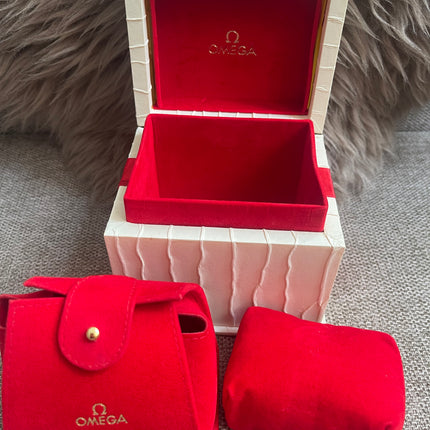 Preloved Authentic Omega Constellation Mini Cindy Crawford Orange Dial Ladies Watch