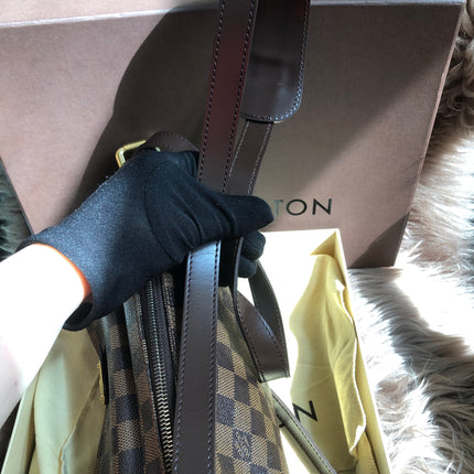 Preloved Louis Vuitton Brown Damier Ebene  Ravello GM