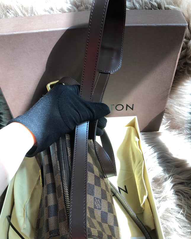 Preloved Louis Vuitton Brown Damier Ebene  Ravello GM