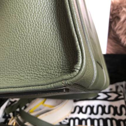 Preloved Marc Jacobs the medium leather tote bag in Green