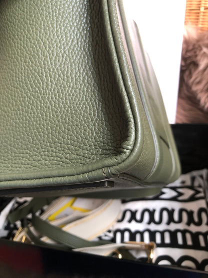 Preloved Marc Jacobs the medium leather tote bag in Green