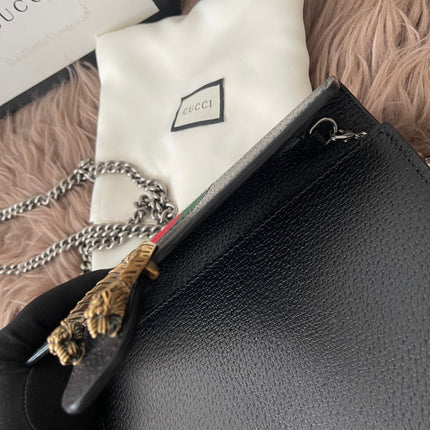 Preloved Authentic Gucci Dionysus Web Chain Wallet Leather Small crossbody bag