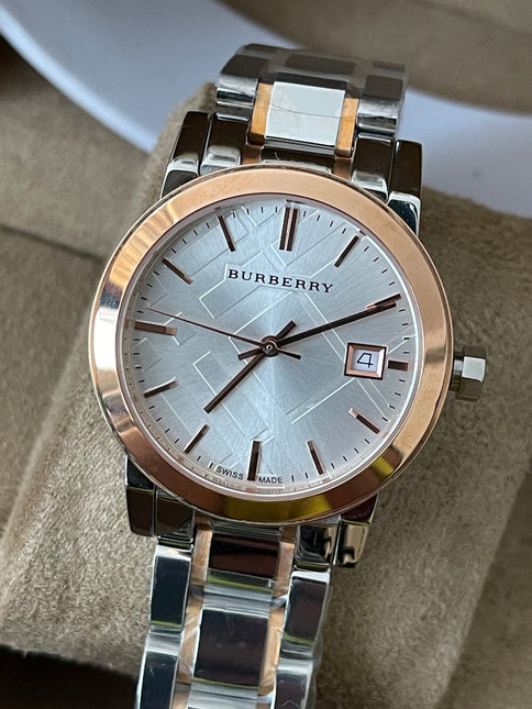 Preloved Authentic Rank N Burberry The City BU9105 Swiss Quartz Watch (34 mm)