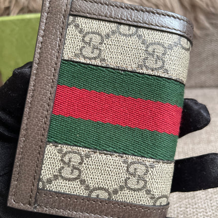 Preloved Authentic Gucci Ophidia GG Card Case Wallet