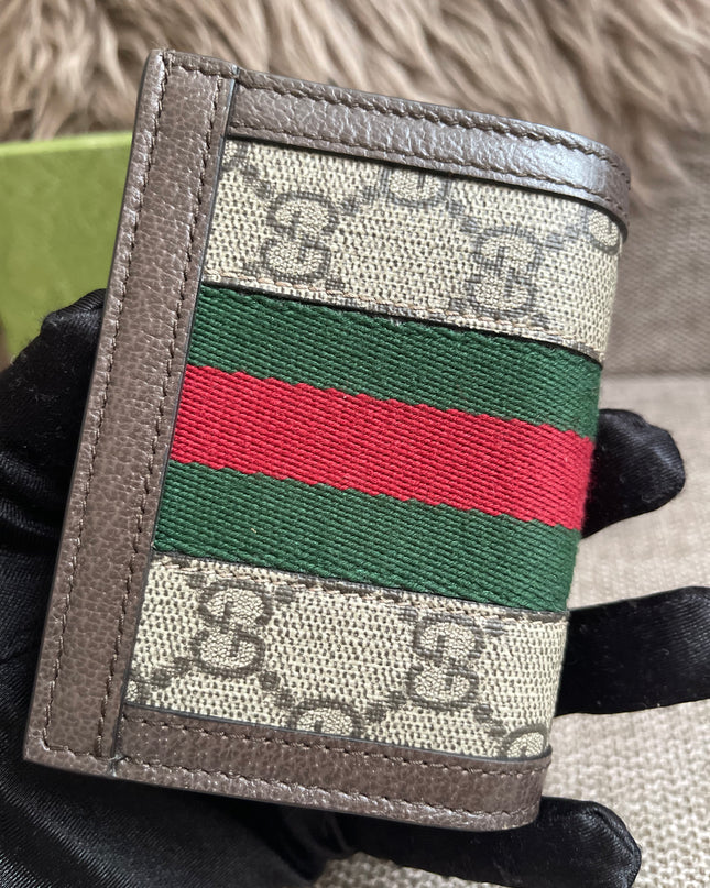 Preloved Authentic Gucci Ophidia GG Card Case Wallet