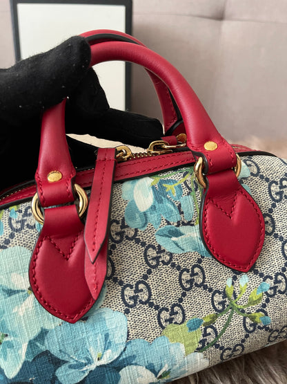 Preloved Authentic Gucci GG Blooms Mini Boston Bag