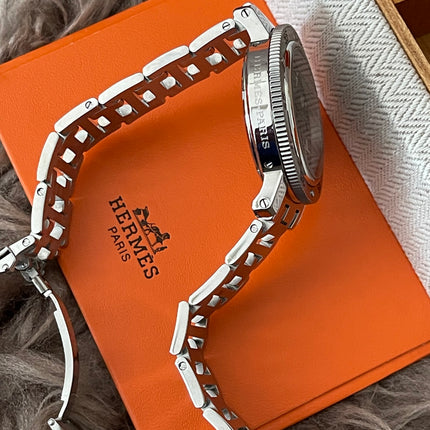 Preloved Authentic Rank A Hermes Clipper CL7.710 38mm Watch