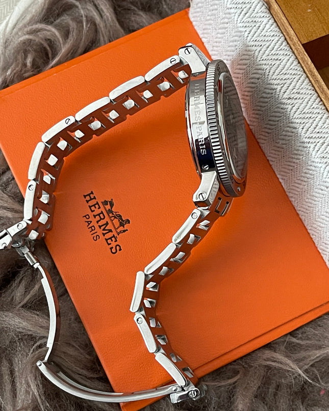 Preloved Authentic Rank A Hermes Clipper CL7.710 38mm Watch