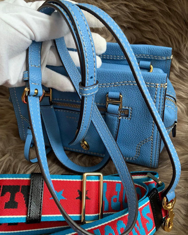 Marc Jacobs Mini Cruiser Satchel Bag in Coastal Blue