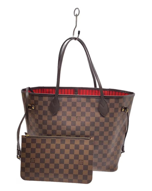 Preloved Authentic LOUIS VUITTON 2) Neverfull MM_Damier Ebene