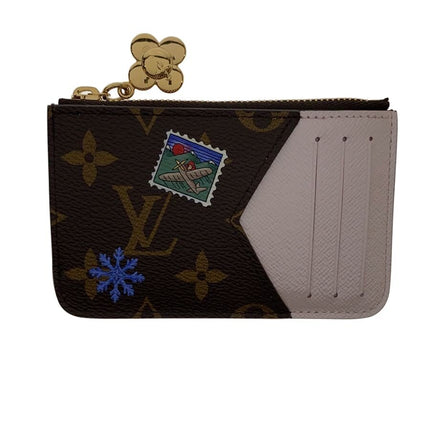 Preloved Authentic LOUIS VUITTON Card Case/PVC/Brown/All-over Pattern/Women's/M15333