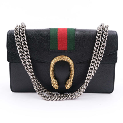 Preloved Authentic Excellent Condition] GUCCI Dionysus Leather Chain Shoulder Bag,